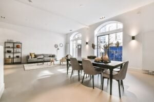 Gietvloer woonkamer